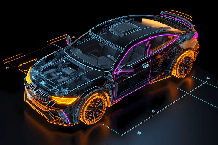 3D vehicle anatomy visualisation